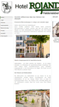Mobile Screenshot of hotel-roland.de